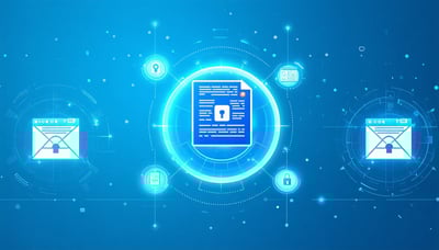 Asonix newsletter signup illustration showing security technology icons.