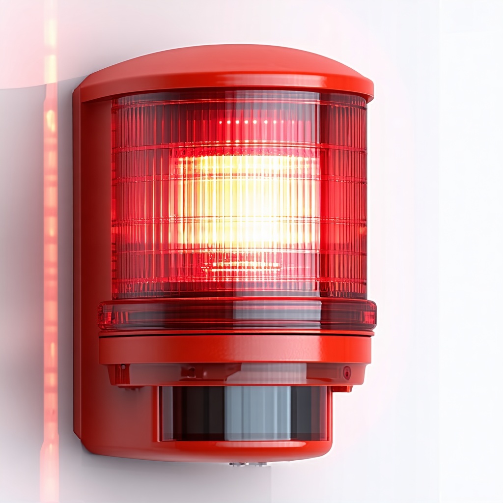 siren and strobe alarm for business